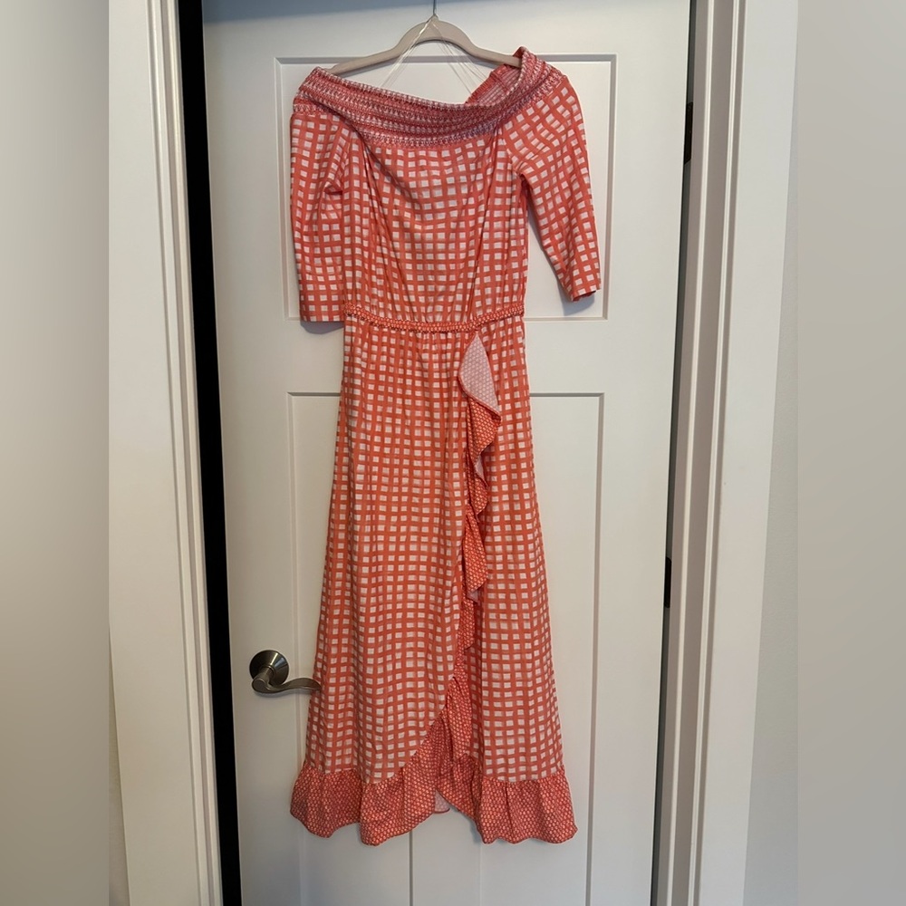 Cabana Life Nantucket ruffle maxi size small